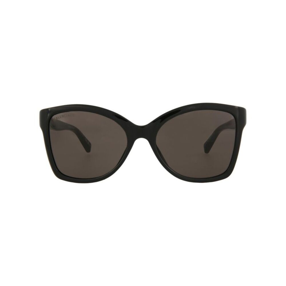 Balenciaga Cat Eye-Frame Bio Injection Rilsan Sunglasses Black Womens
